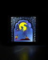 Veilleuse lightbox en bois à led - Disney - Aladdin [Personnalisable]