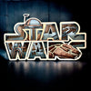 Décoration murale tableau 3D - Logo Star Wars