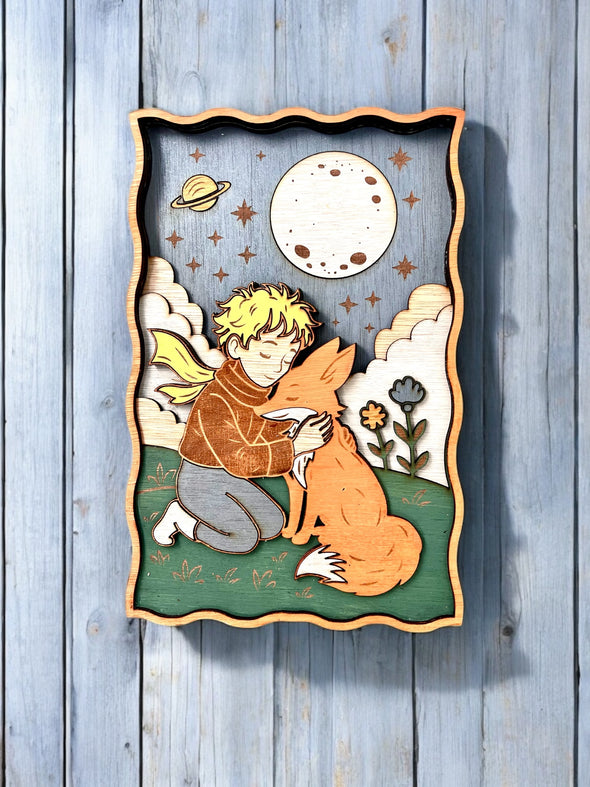 Décoration murale tableau 3D - Le Petit Prince