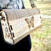 Sac à Main en Bois - Thème Papillons