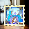 Veilleuse lightbox en bois à led - Disney - La Reine Des Neiges [Personnalisable]